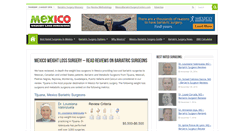 Desktop Screenshot of mexicoweightlosssurgeons.com