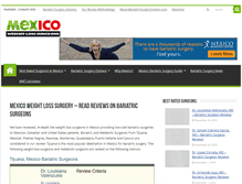 Tablet Screenshot of mexicoweightlosssurgeons.com